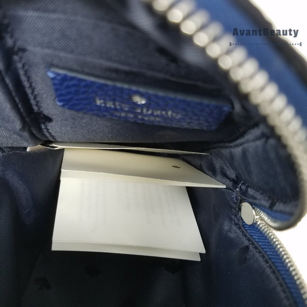 Kate Spade Whale Striped Blue Crossbody Shore Bag - Picture 15 of 15